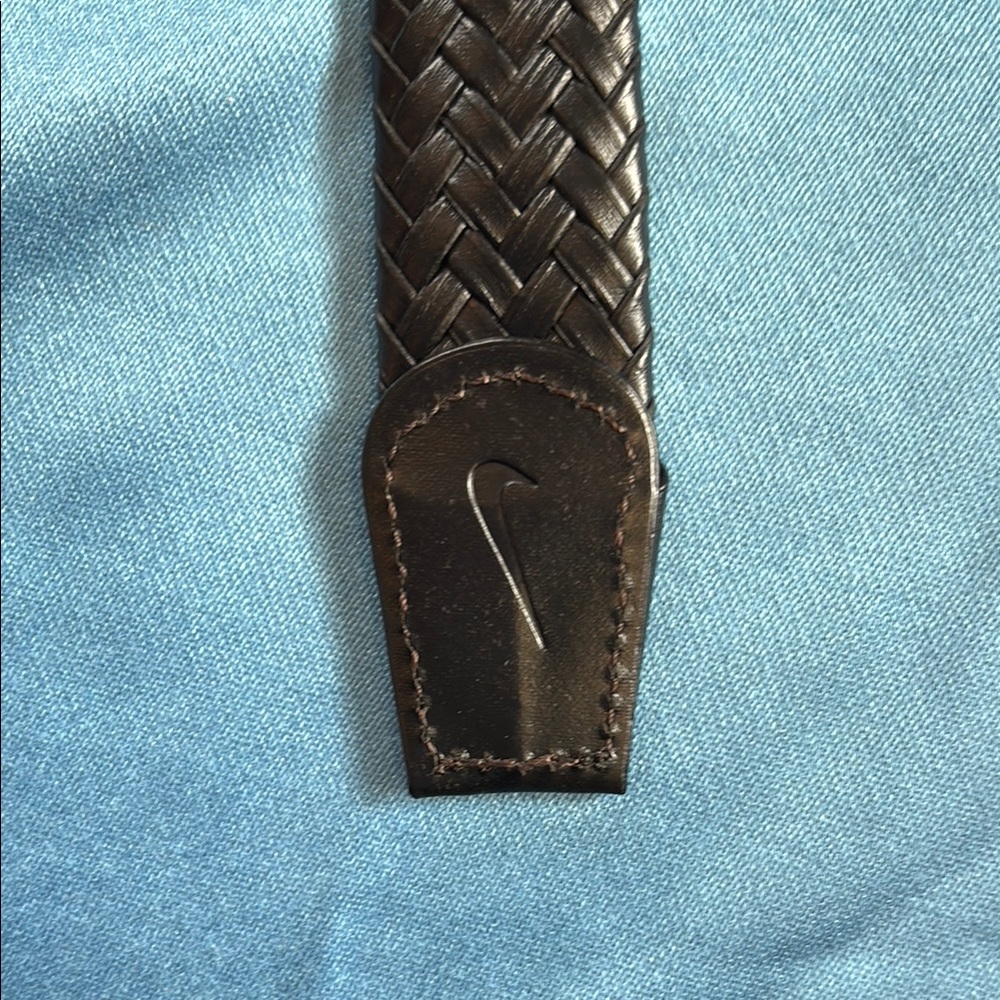 Nike Brown/Black Woven Reversible Belt - Picture 4 of 5